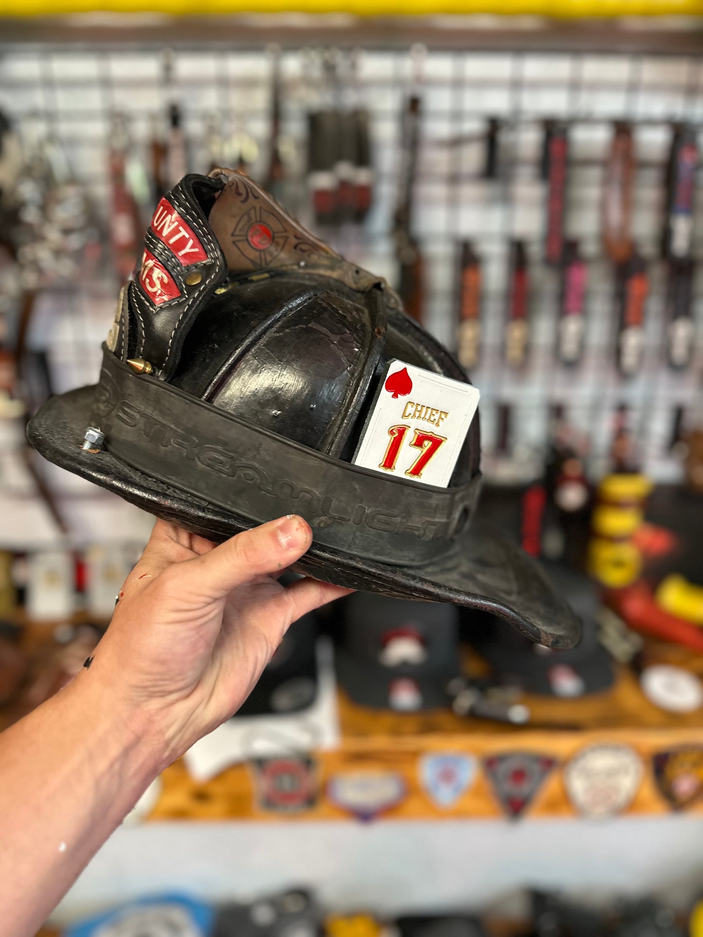 COLORED CUSTOM HELMET CARDS