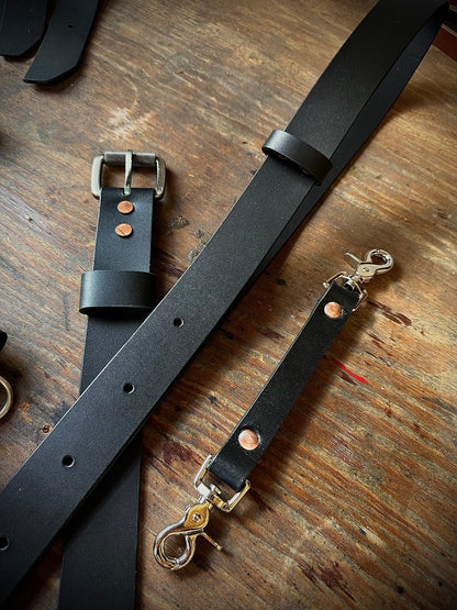 “SEMI PRO” CUSTOM LEATHER RADIO STRAP