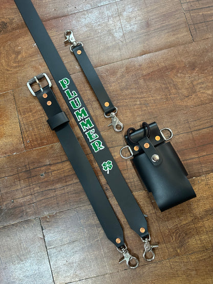 “SEMI PRO” CUSTOM LEATHER RADIO STRAP