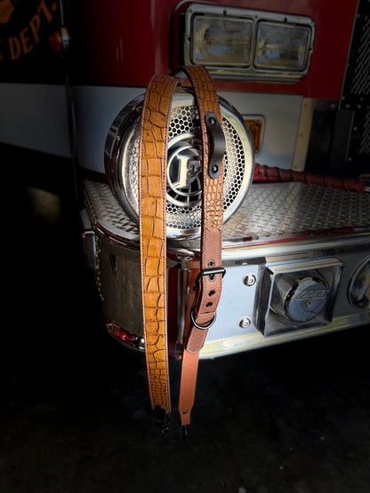 Genuine Gator Strap Set - Tan - Ready To Ship