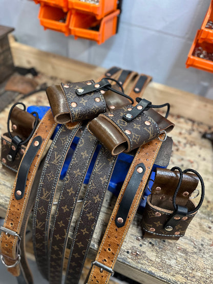 PRE-ORDER - LV OSTRICH RADIO STRAP SET