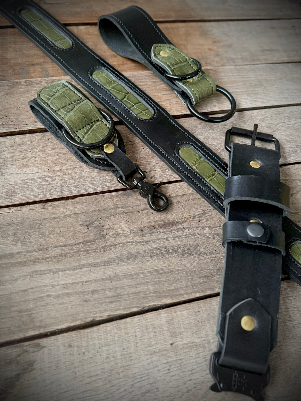 The “Swamp Beast” Genuine Gator Bunker Belt - Truck Belt