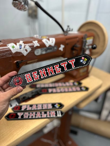 LEATHER GEAR LOCKER TAGS