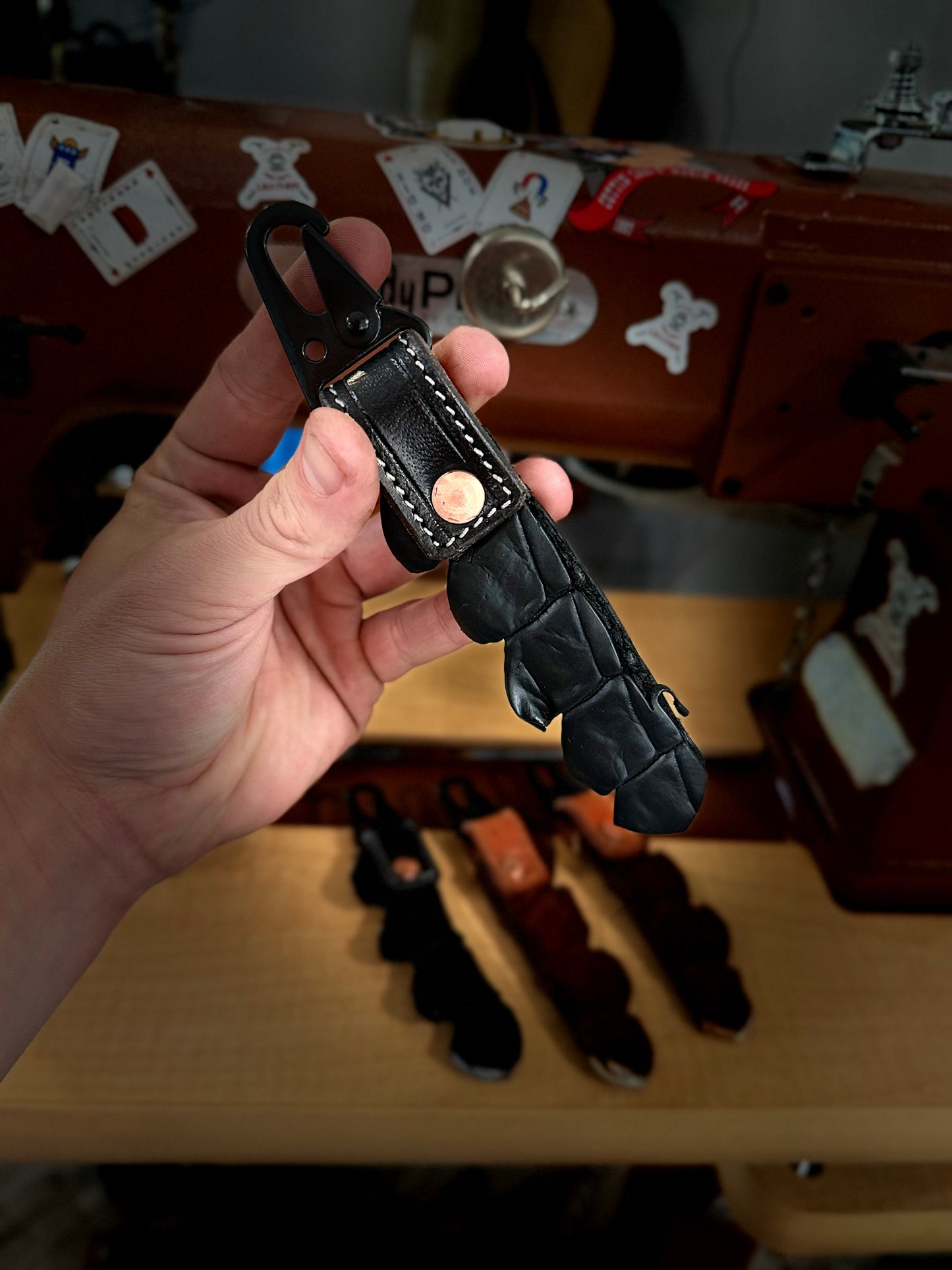 “Genuine” Crocodile Tail Keychain