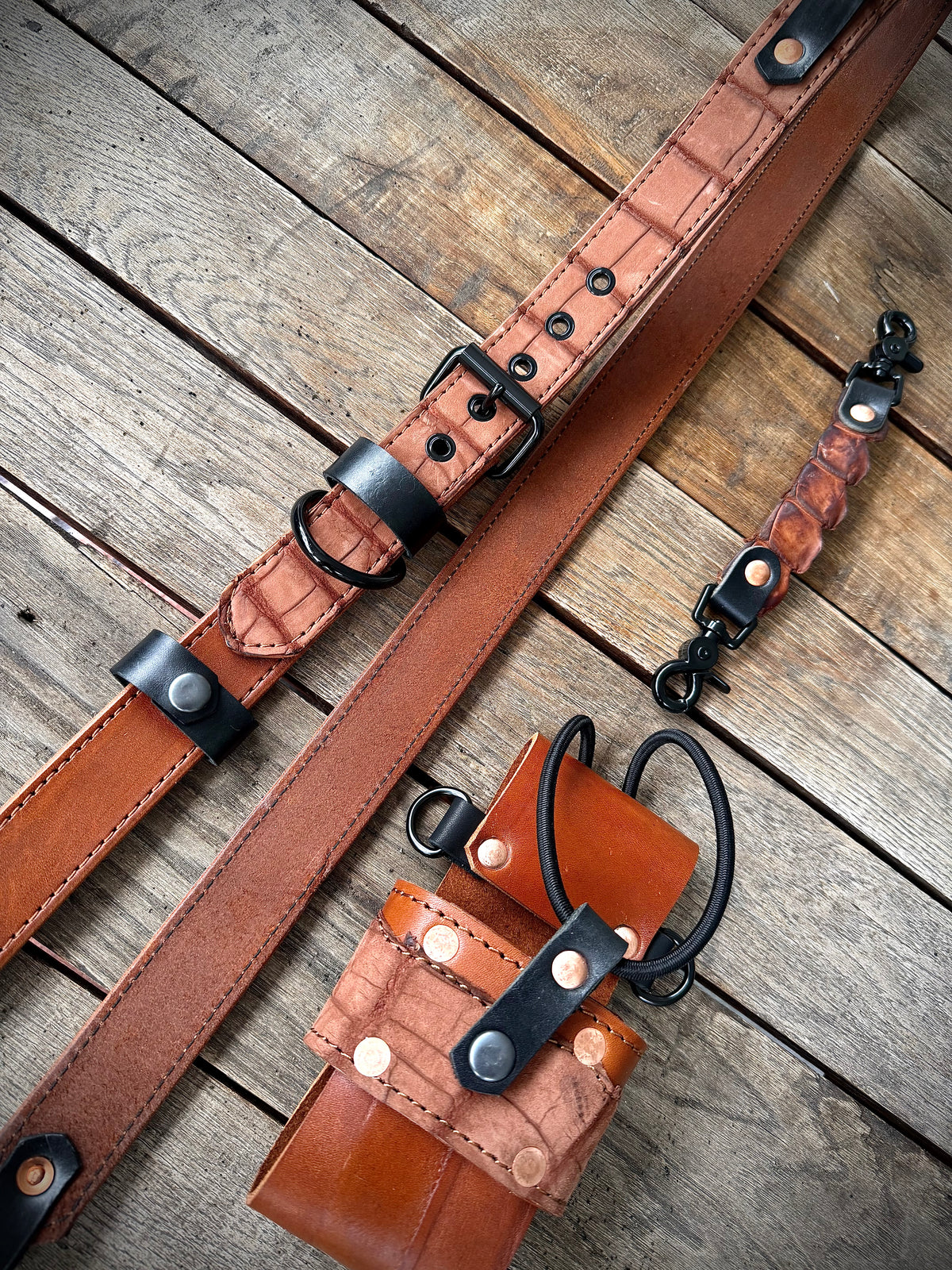 The Dust Gator | Genuine American Alligator Leather Radio Strap