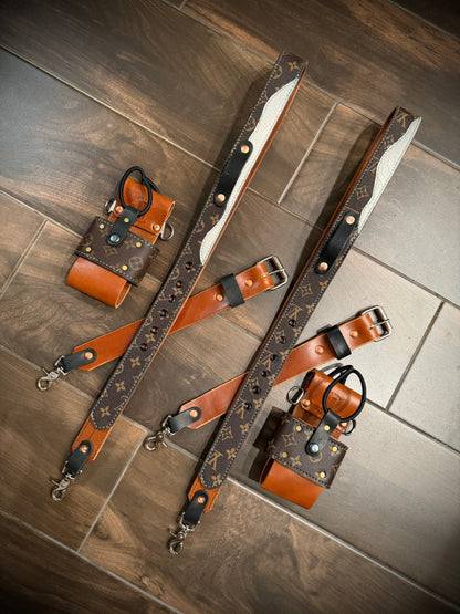 THE BAYOU BANDIT – Designer × Crocodile Radio Strap Set