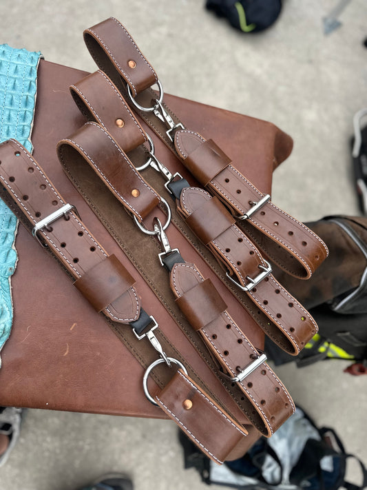 BROWN LEATHER - TRUCK BELT