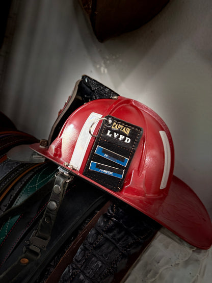The Command Card | Custom Leather PAR Tag Holder