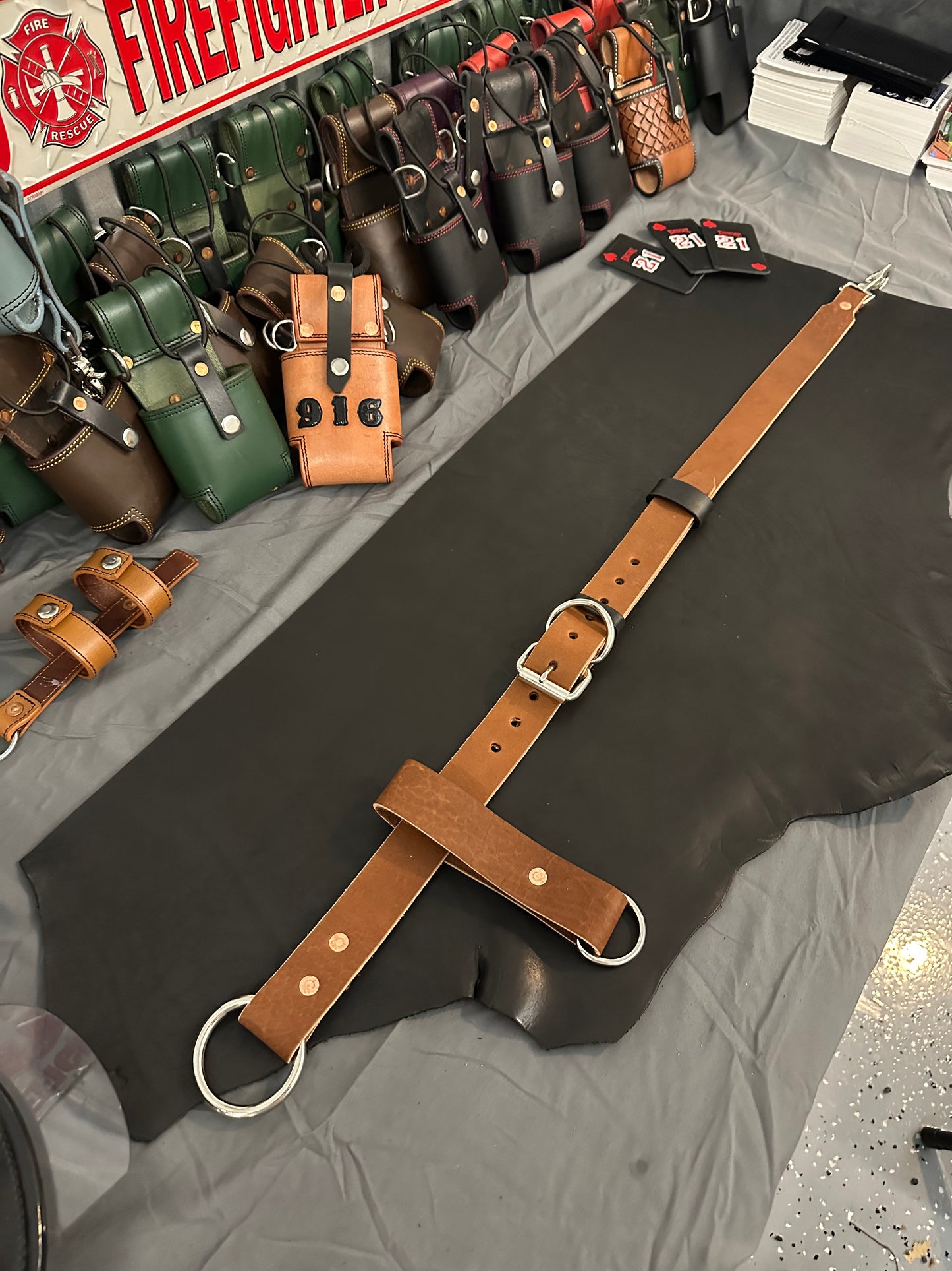 “ THE TRUCKIE” LEATHER UTILITY BELT