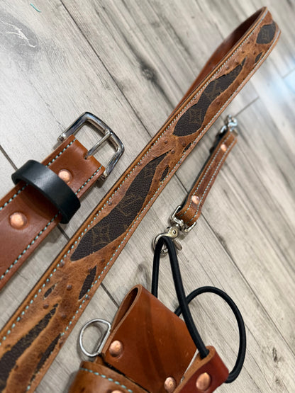 THE HIGH ROLLER – Designer × Ostrich Radio Strap Set