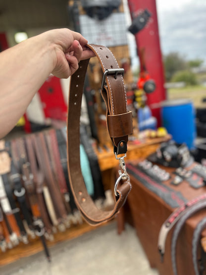 BROWN LEATHER - TRUCK BELT