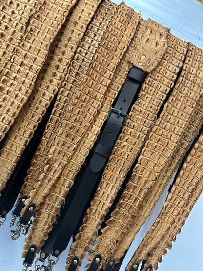 CUSTOM CROCODILE RADIO STRAP SET