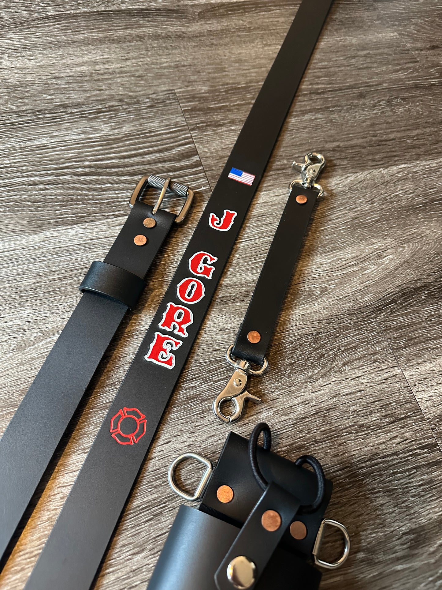 “SEMI PRO” CUSTOM LEATHER RADIO STRAP