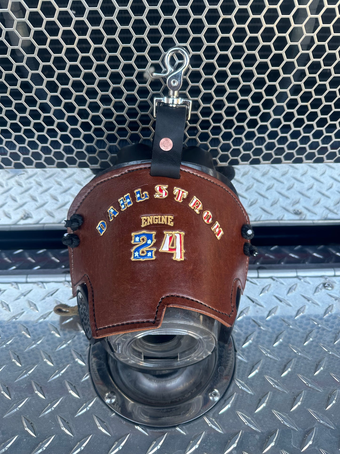 SCBA LEATHER MASK COVER