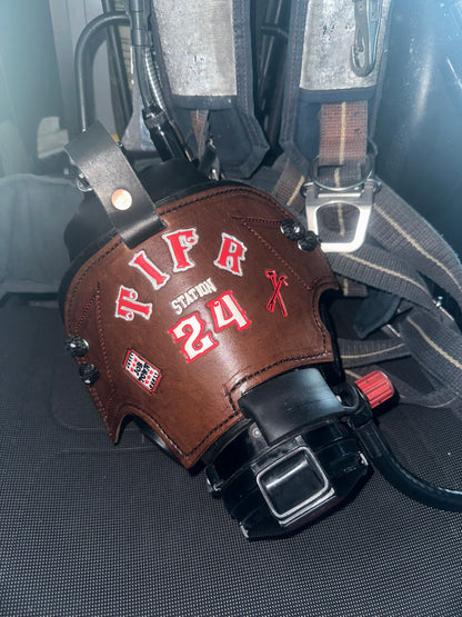 SCBA LEATHER MASK COVER