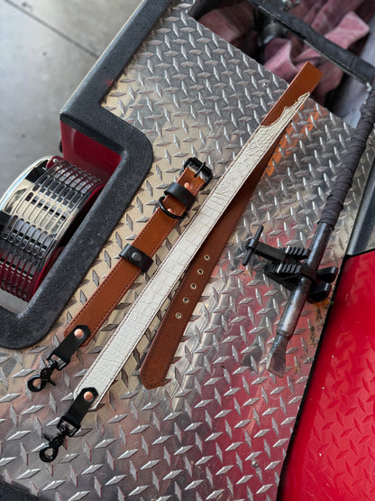 The Ghost - Genuine American Alligator Radio Strap | Bone Gator | Limited Edition