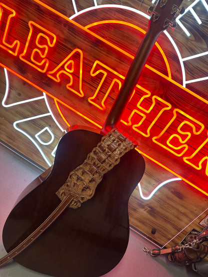 CROCODILE GUITAR STRAP