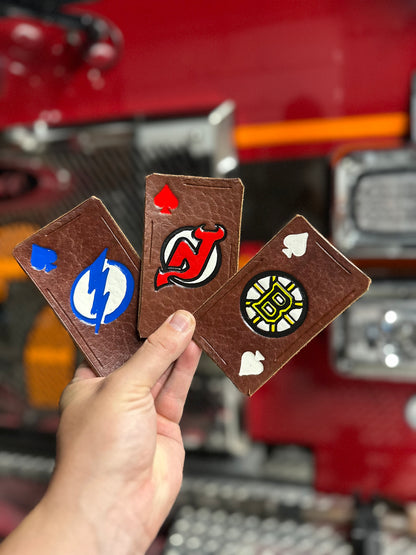 CUSTOM TEAM FIREFIGHTER HELMET CARDS