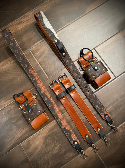 THE BAYOU BANDIT – Designer × Crocodile Radio Strap Set