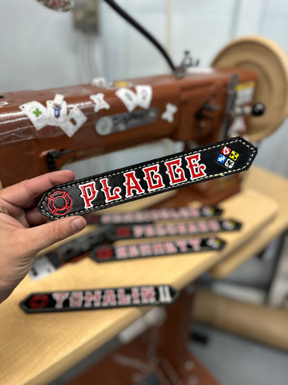 LEATHER GEAR LOCKER TAGS