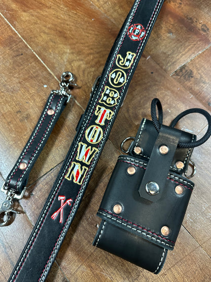 HEAVY HITTER “THIN RED LINE EDITION”  RADIO STRAP SET