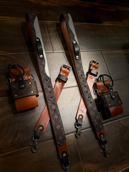 THE BAYOU BANDIT – Designer × Crocodile Radio Strap Set
