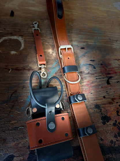 “HEAVY HITTER” TAN & BLACK SET