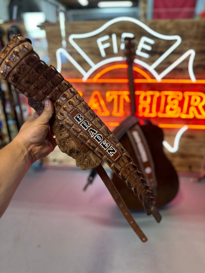 CROCODILE GUITAR STRAP