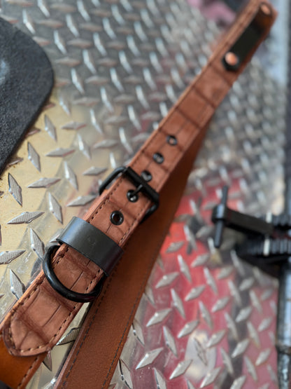 The Dust Gator | Genuine American Alligator Leather Radio Strap