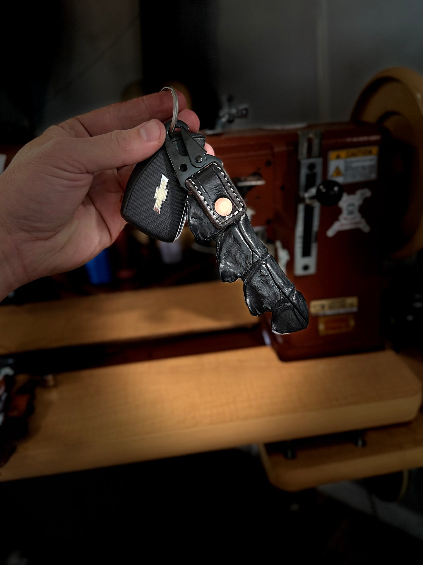 “Genuine” Crocodile Tail Keychain