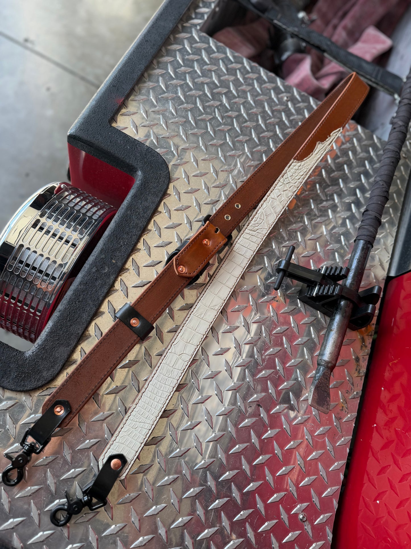 The Ghost - Genuine American Alligator Radio Strap | Bone Gator | Limited Edition