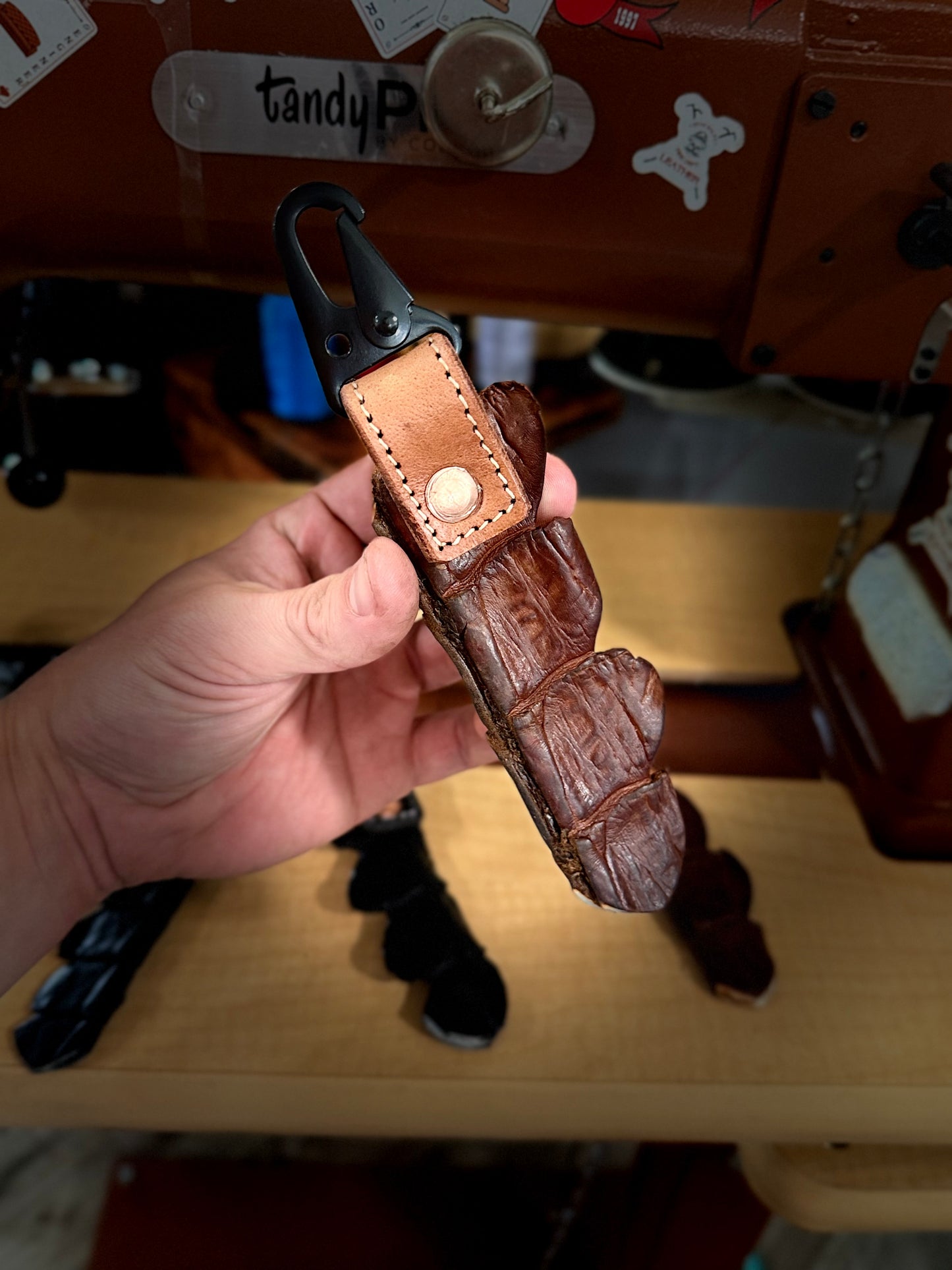 “Genuine” Crocodile Tail Keychain