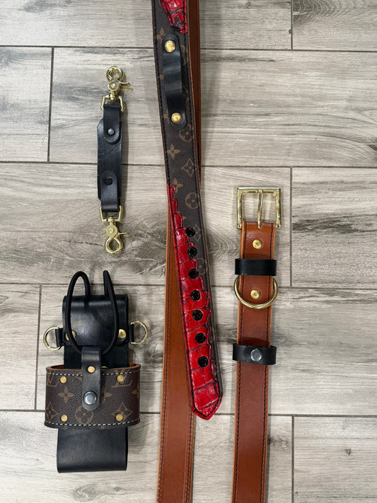 “The Redline Gator” Strap Set