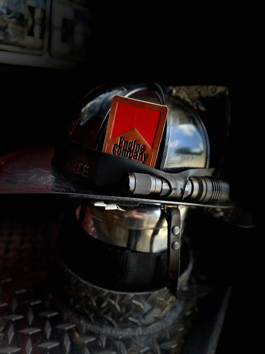 FDL X WFC “ENGINE CO.” LEATHER HELMET CARD