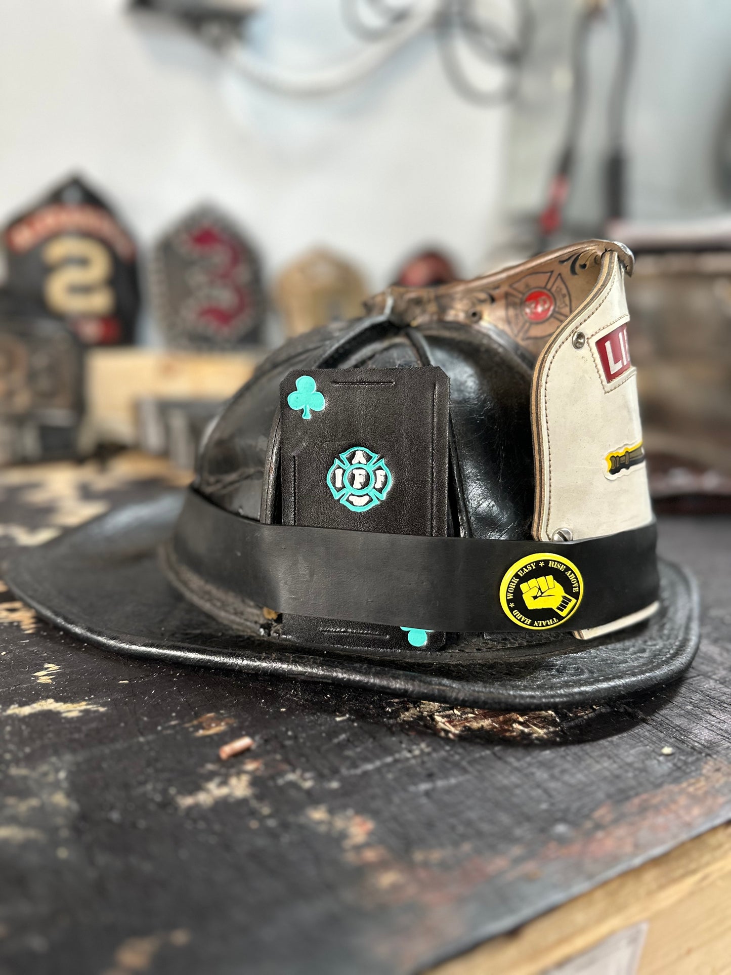 “IAFF” HELMET CARD