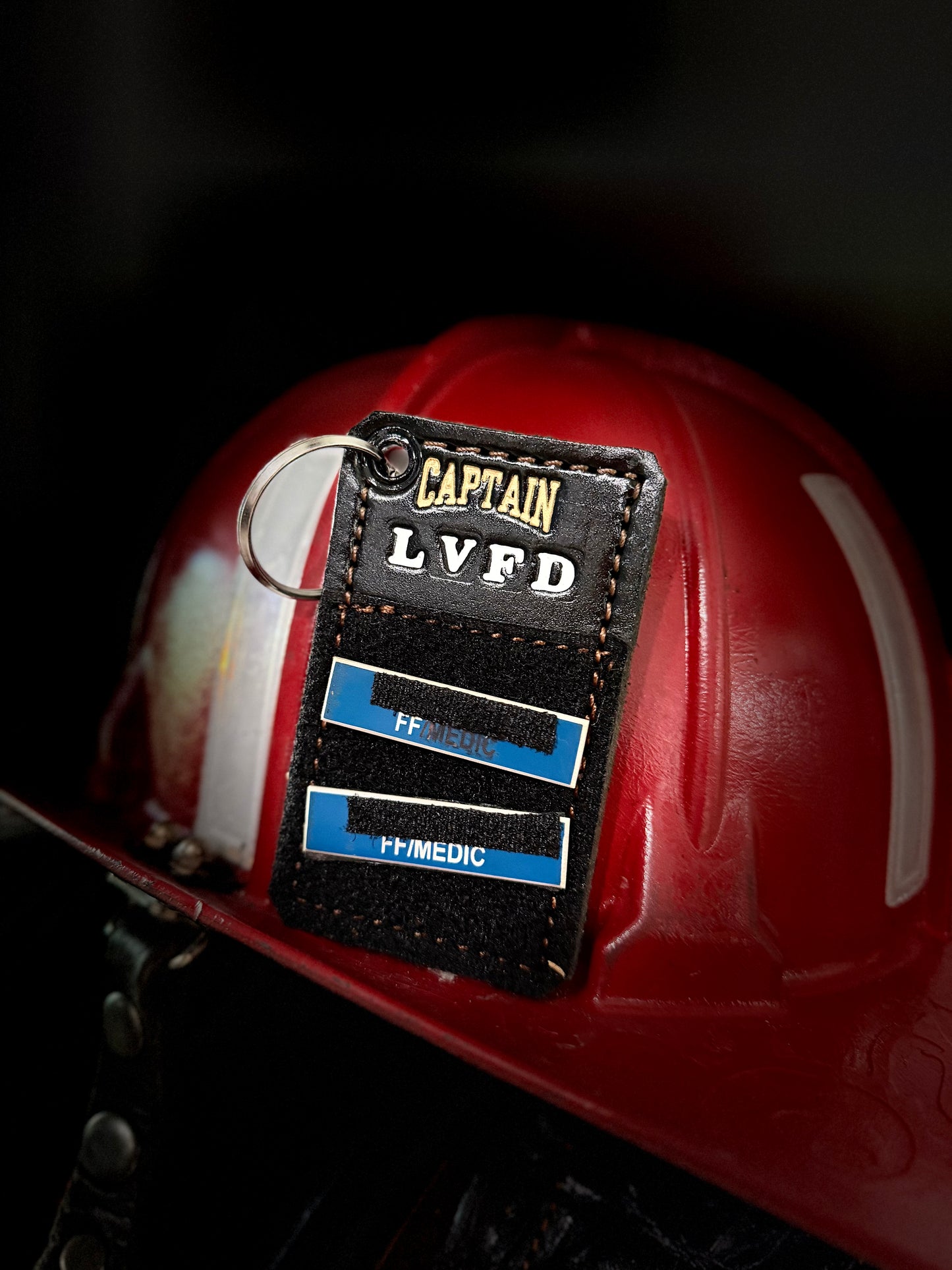The Command Card | Custom Leather PAR Tag Holder