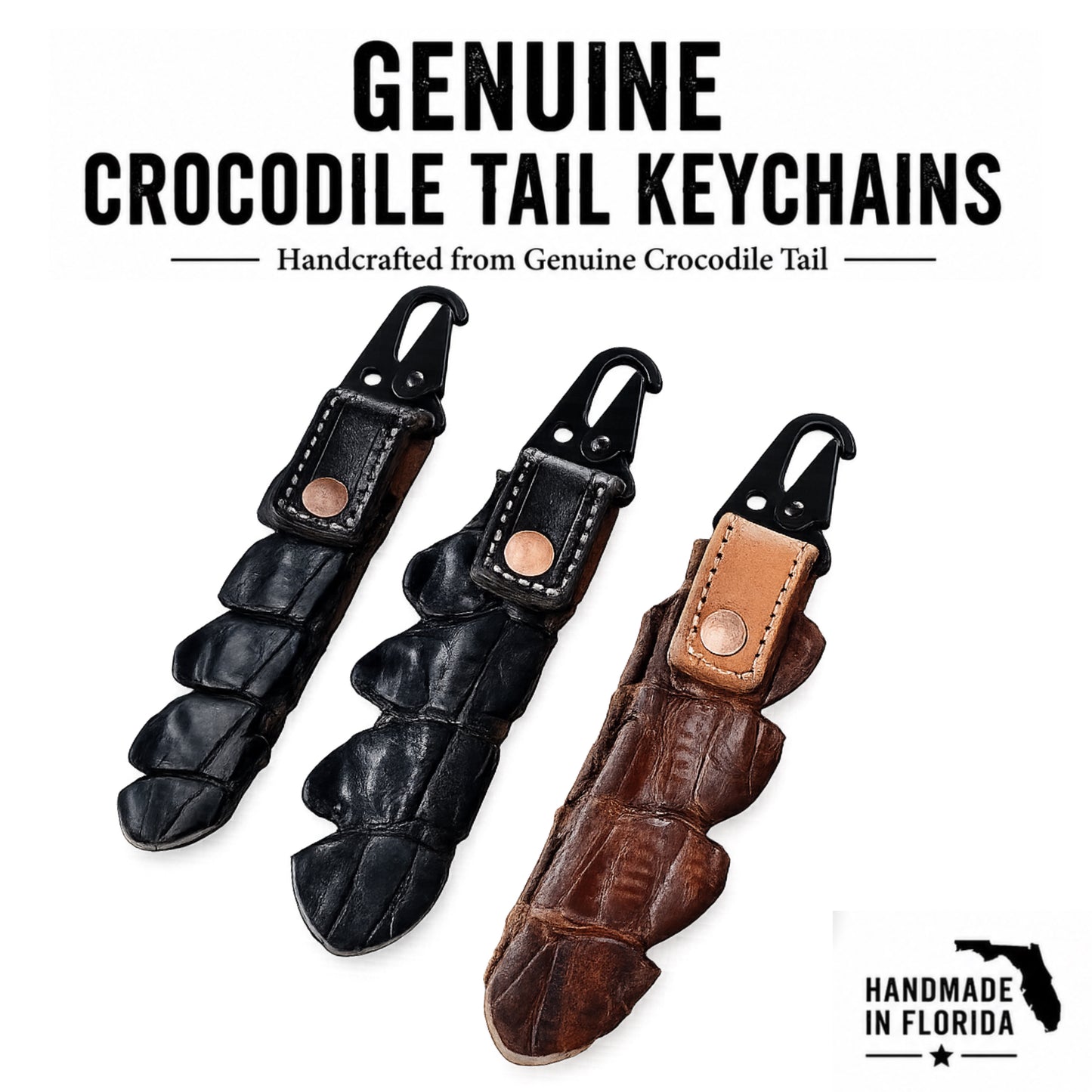 “Genuine” Crocodile Tail Keychain