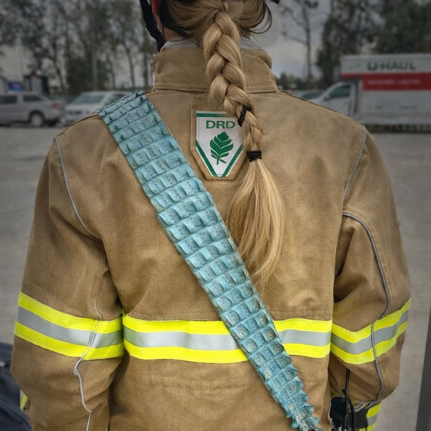 Fat Back - Ice Blue - Crocodile Radio Strap Set