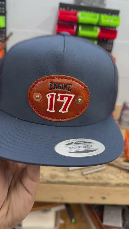 Custom Leather Patch Hats